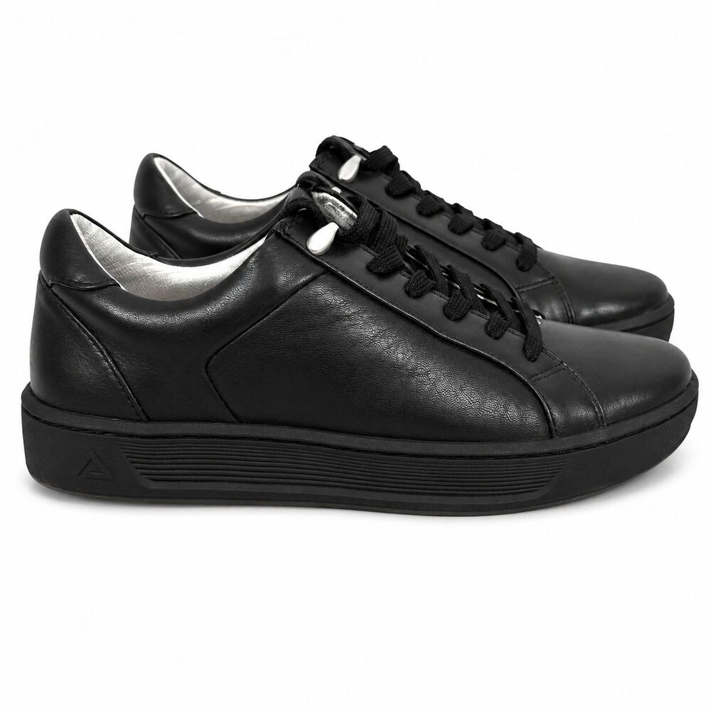 Align Loafer Women 8.5 Black Leather Comfort Nursing Work Office Minimalist